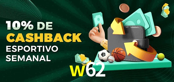 10% de bônus de cashback na w62